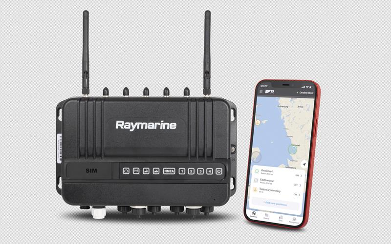 Control unit and phone app - Raymarine announce remote monitoring and control system for boats - photo © Raymarine