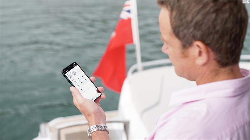 Phone app - Raymarine announce remote monitoring and control system for boats photo copyright Raymarine taken at Royal New Zealand Yacht Squadron and featuring the  class