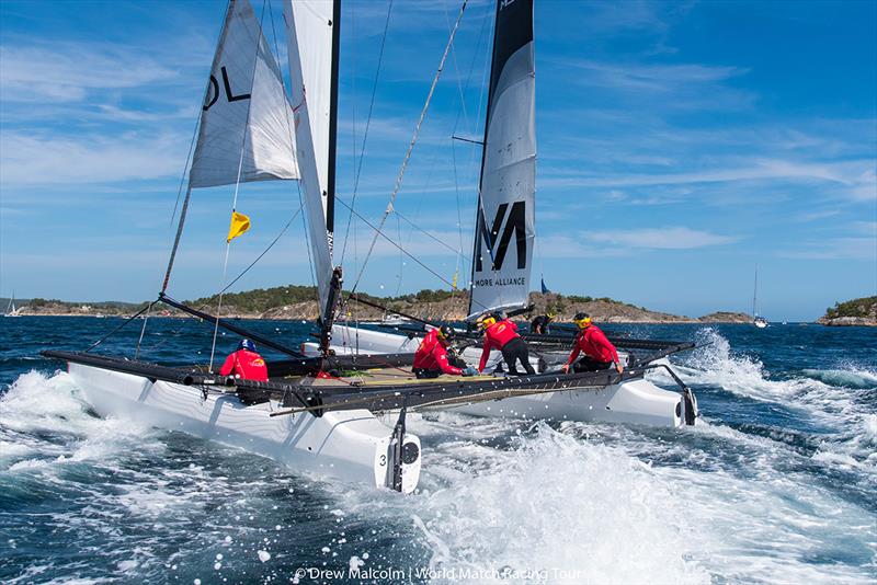 Tight racing as Robertson eventually beats Mirsky - 2018 WMRT Match Cup Norway - Final Day - photo © Drew Malcolm