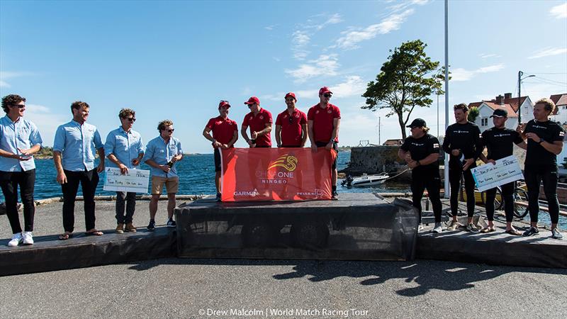 Champagne Time in Risør - 2018 WMRT Match Cup Norway - Final Day - photo © Drew Malcolm