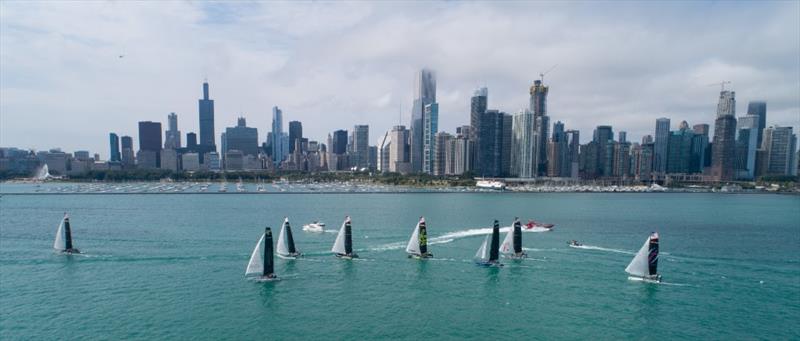 Stage set for 2018 M32 World Championship photo copyright M32 World Championship taken at Chicago Yacht Club and featuring the M32 class