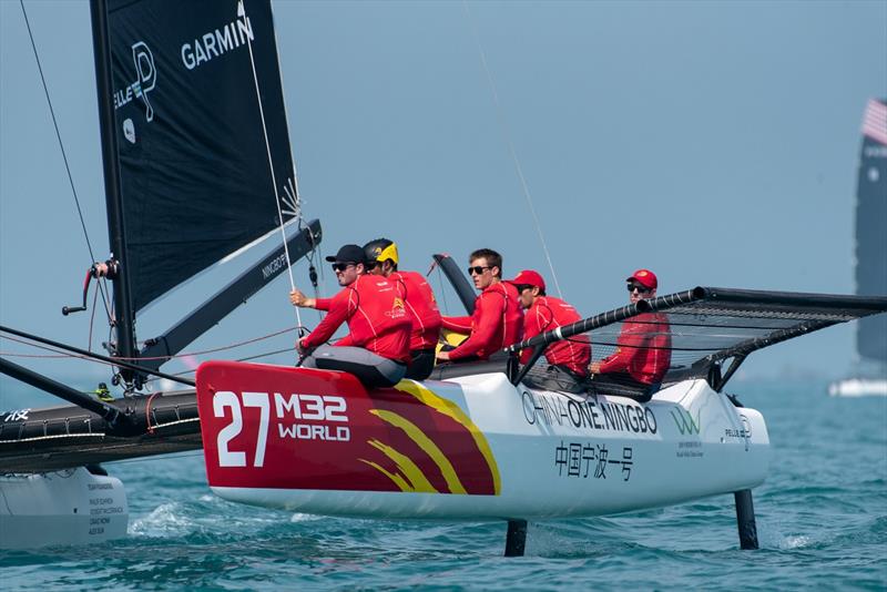 2018 M32 World Championship - Day 1 photo copyright Drew Malcolm taken at Chicago Yacht Club and featuring the M32 class