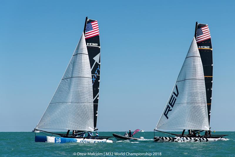 2018 M32 World Championship - Final day photo copyright Drew Malcolm taken at Chicago Yacht Club and featuring the M32 class