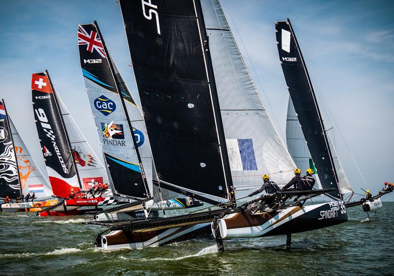 Conservative starts were the order of the day for Spindrift racing. - M32 European Series in Medemblik, Holland - photo © Hartas Productions