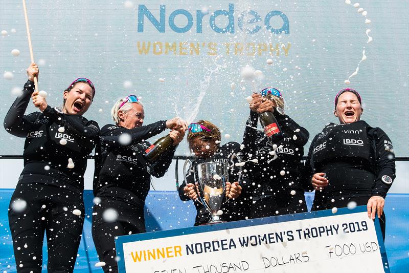 Anna Östling and her Team Wings - Marie Berg, Annika Carlunger, Annie Wennergren, Linnéa Wennegren defended their Womens World Match Racing title - photo © Mathias Bergeld/World Match Racing Tour