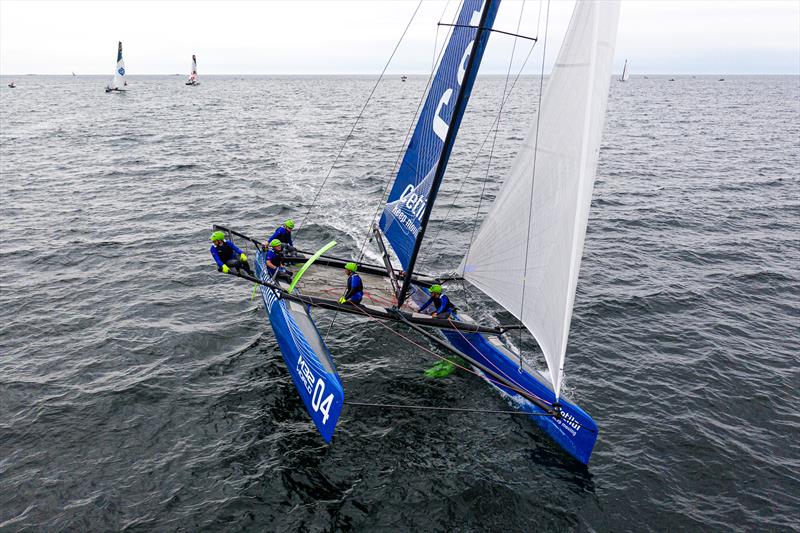 Andrea Lacorte's Vitamina Velocce Cetilar won today's second race. - Day 2 - M32 European Series Marstrand 2019 photo copyright Drew Malcolm taken at  and featuring the M32 class