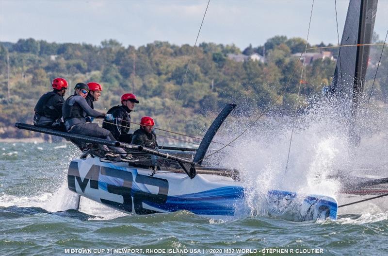 Team Catapult with Joel Ronning - 2020 M32 Midtown Cup 3 photo copyright Stephen R Cloutier taken at  and featuring the M32 class