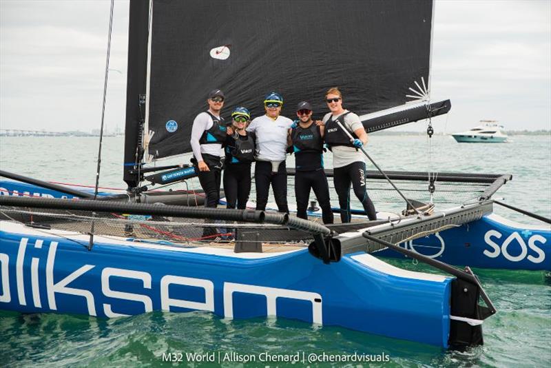 Team Bliksem with skipper Pieter Taselaar, last years winner of the series photo copyright M32World / Felipe Juncadella taken at  and featuring the M32 class