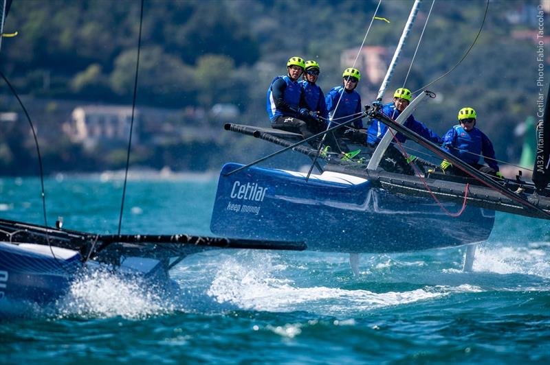 Team Vitamina Rapida/Cetilar with Skipper Andrea LaCorte during training session in Italy April 2021. - photo © Fabio Taccola