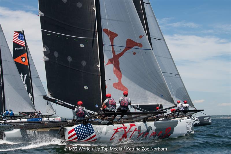 Extreme2 with skipper Dan Cheresh and tactician Morgan Larson - photo © m32world / Katrina Zoe Norbom