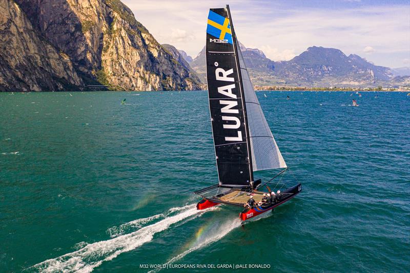 Inga from Sweden with skipper Richard Göransson and tactician Chris Draper - photo © m32world / Alessandro Bonaldo