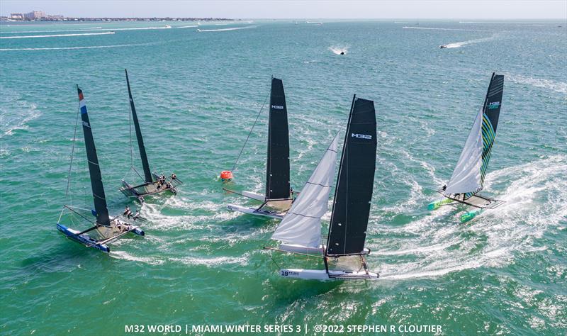 Champagne condition on Biscayne Bay for the final event of the 2022 Winter Series photo copyright M32 World / Stephen R Cloutier taken at  and featuring the M32 class