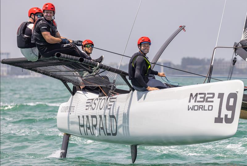 DingBat with skipper Bobby Julien enjoying the multihull  in Miami photo copyright M32 World / Stephen R Cloutier taken at  and featuring the M32 class