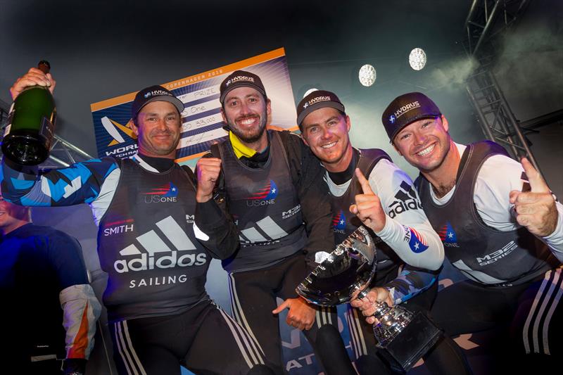 3. US One skippered by Taylor Canfield and crewed by Hayden Goodrick, Ricky McGarvie, Chris Main win WMRT Copenhagen.  May 2016. - photo © Ian Roman