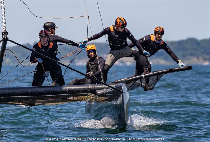 Midtown Racing with skipper Larry Phillips in Midtown Cup July 2022 photo copyright M32 World / Stephen R Cloutier taken at  and featuring the M32 class