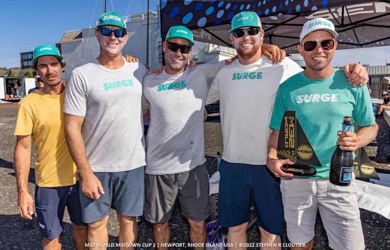 Team Surge with skipper Ryan McKillen in Midtown Cup July - photo © M32 World / Stephen R Cloutier