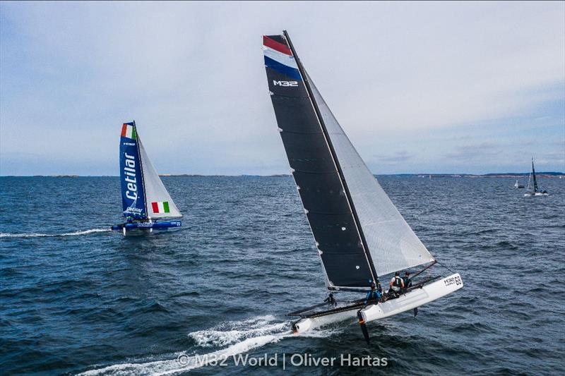 Team Bliksem with skipper Pieter Taselaar in Marstrand - photo © M32 World / Oliver Hartas