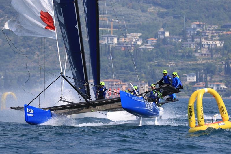 M32 European Championships - Day 2 photo copyright Elena Giolai taken at Fraglia Vela Riva and featuring the M32 class