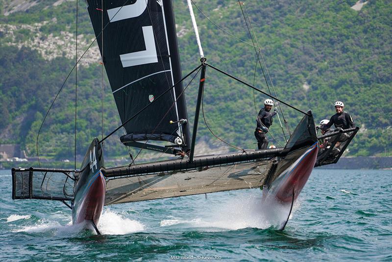 Inga from Sweden with skipper Richard Goransson - M32 World Championship photo copyright m32world / Kevin Rio taken at  and featuring the M32 class