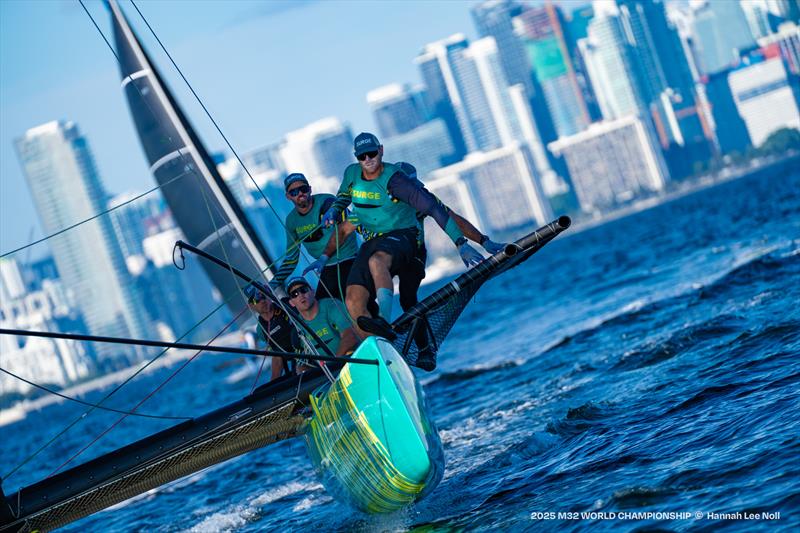 2025 M32 World Championship Day 3 photo copyright Hannah Lee Noll taken at Shake-A-Leg Miami and featuring the M32 class