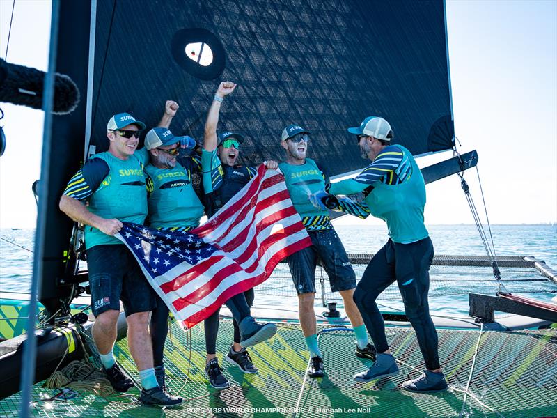 2025 M32 World Championship photo copyright Hannah Lee Noll taken at Shake-A-Leg Miami and featuring the M32 class