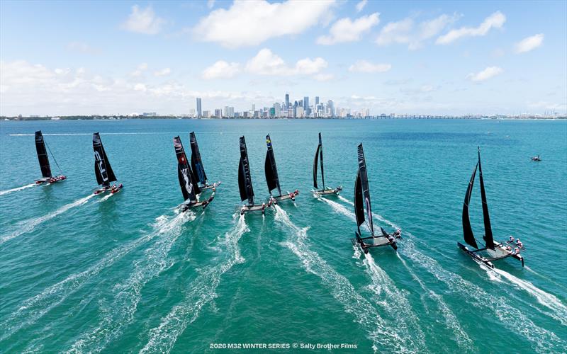 2026 M32 Winter Series photo copyright Salty Brother Films taken at  and featuring the M32 class