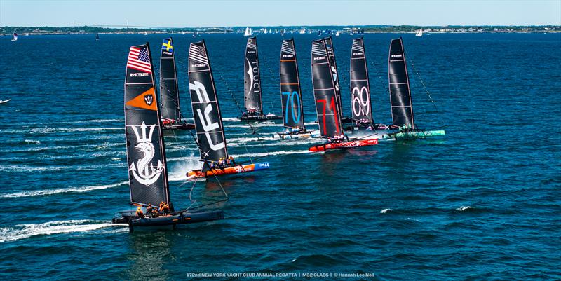M32 catamaran fleet at New York Yacht Club's Annual Regatta - photo © Hannah Lee Noll