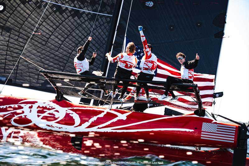 YoungBlood wins the 2026 M32 World Championship - photo © Hannah Lee Noll