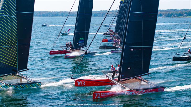 M32 reaching start - 2026 M32 World Championship - photo © Hannah Lee Noll