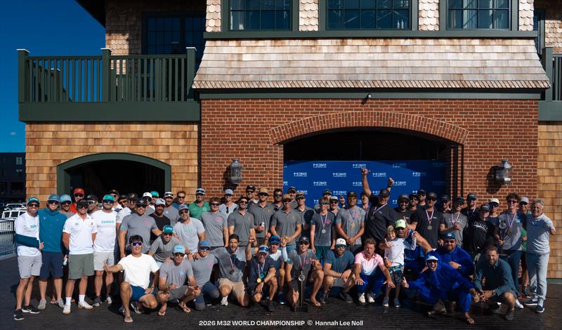 M32 Family at Midtown Race Club, our summer home on the water in downtown Newport, Rhode Island - 2026 M32 World Championship - photo © Hannah Lee Noll