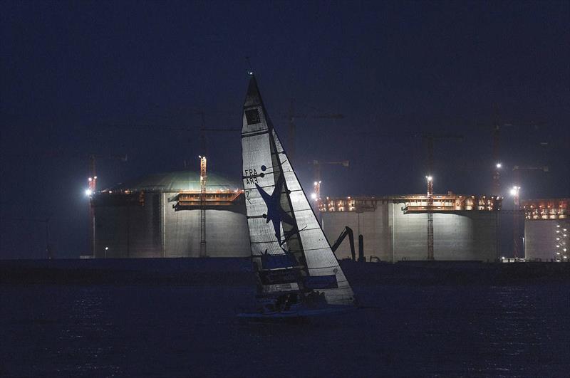 Tour de France a la Voile leg between Breskens, Holland and Dieppe, France photo copyright JM LIOT / TFV / ASO taken at  and featuring the M34 class