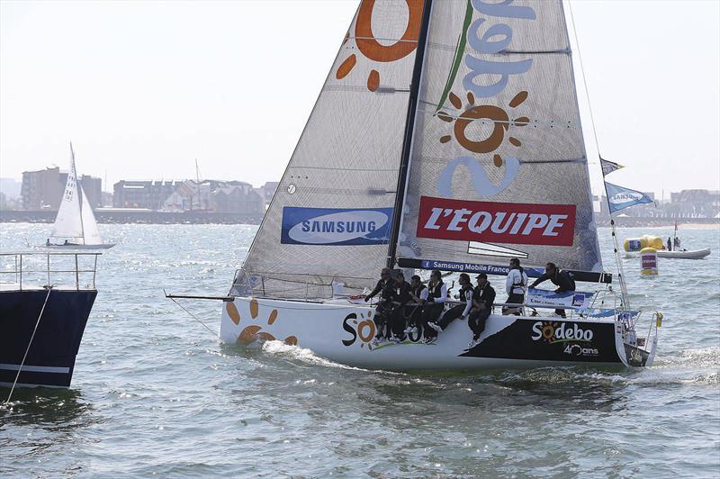 Sobedo win the Tour de France a la Voile Deauville in-port race photo copyright JM LIOT / TFV / ASO taken at  and featuring the M34 class