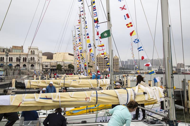 The fleet at Fisherman's Wharf. Macao Cup International & GBA Cup Regattas photo copyright Guy Nowell taken at  and featuring the  class