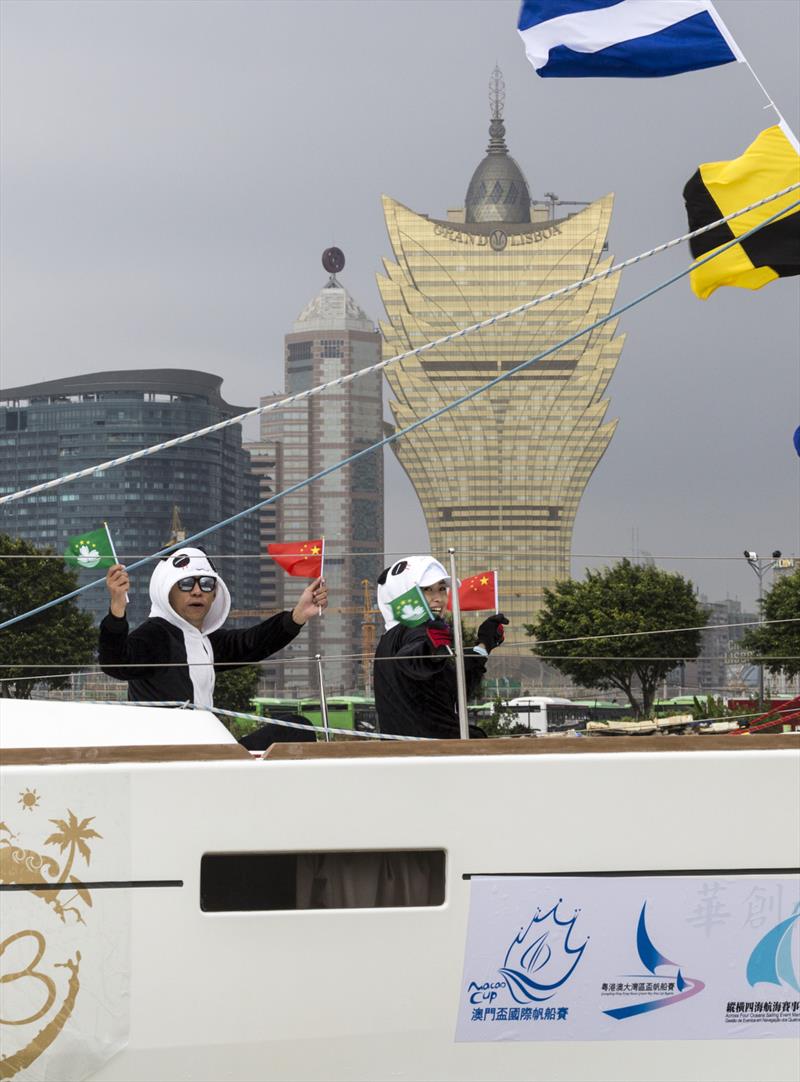 Pandas on the waterfront! Macao Cup International & GBA Cup Regattas. - photo © Guy Nowell