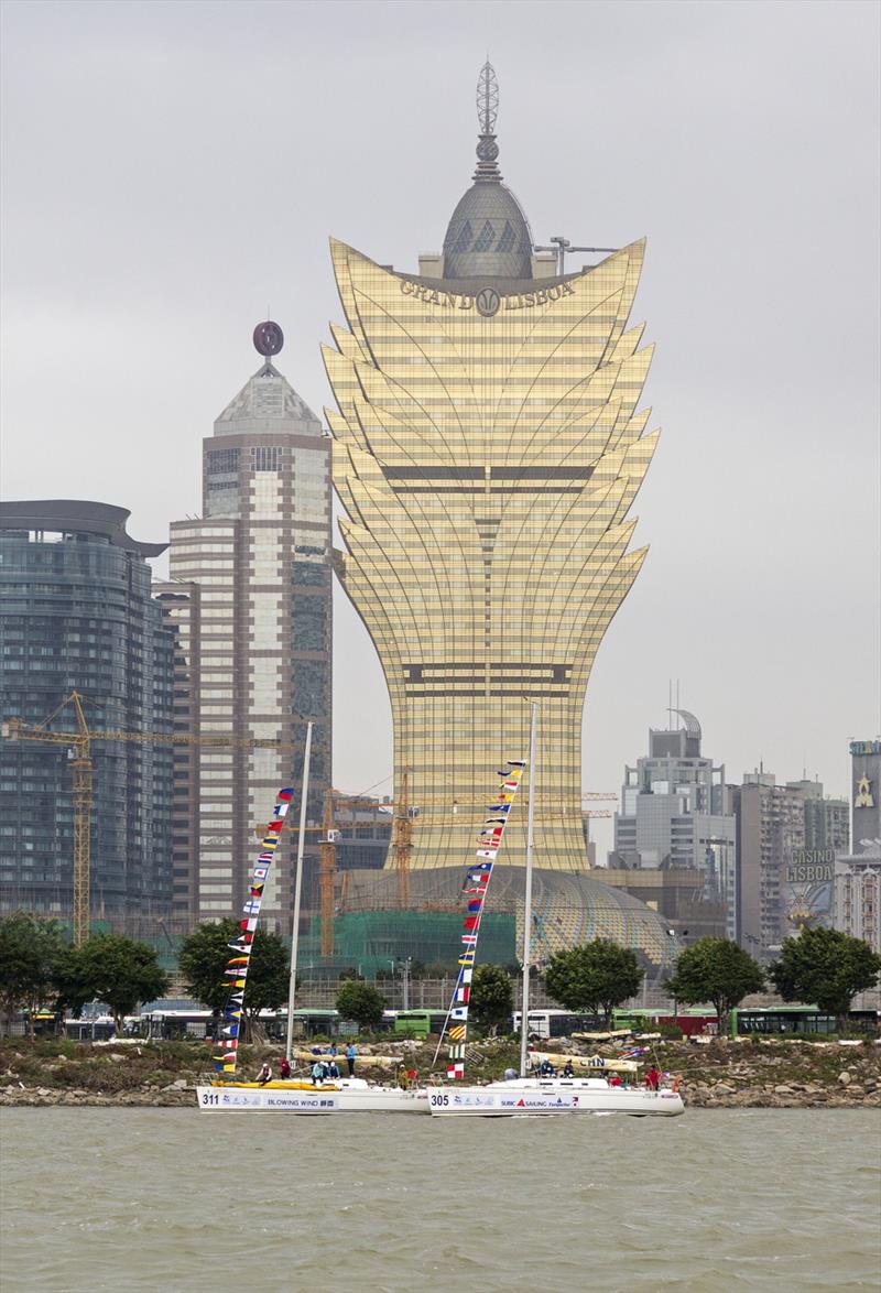 Parade of Sail, Grand Lisboa. Macao Cup International & GBA Cup Regattas. - photo © Guy Nowell