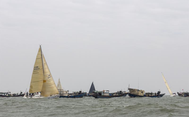 Floating odstruction. 2020 Guangdong-Hong Kong-Macao Greater Bay Area Cup Regatta & Macao Cup International Regatta photo copyright Guy Nowell taken at  and featuring the  class