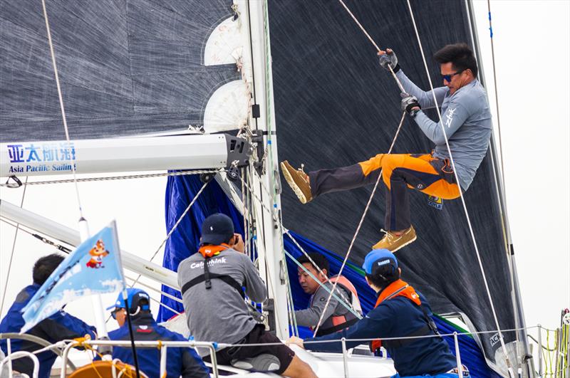 High energy kite hoist. 2020 Guangdong-Hong Kong-Macao Greater Bay Area Cup Regatta & Macao Cup International Regatta photo copyright Guy Nowell taken at  and featuring the  class