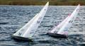 Hugh McAdoo 16 and Austin Guerrier 46 with good windward trim at the Marblehead ranking event in Chelmsford © Roger Stollery