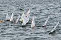 The whole fleet at one of the later starts - grandad Stollery (117)at the starboard end and grandson Oliver (39) at the port end during the MYA Marblehead Ranking 3 & 4 at Datchet Water  © Keith Parrott