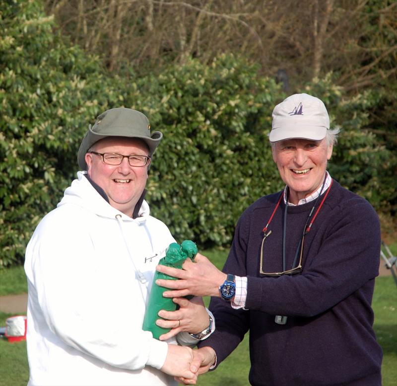 Darin Ballington wins Marblehead Ranking Event 1 at Woking photo copyright Roger Stollery taken at Woking Model Yacht Club and featuring the Marblehead class