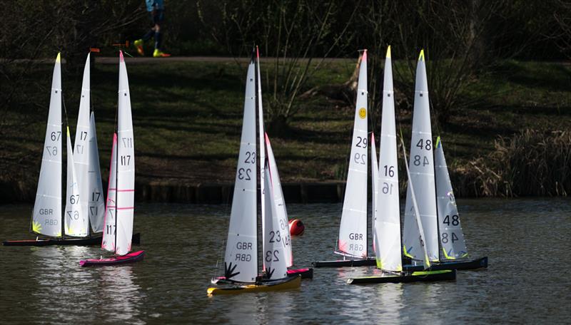 Running at the gate during Marblehead Ranking Event 1 at Woking - photo © Jenifer Bunnett