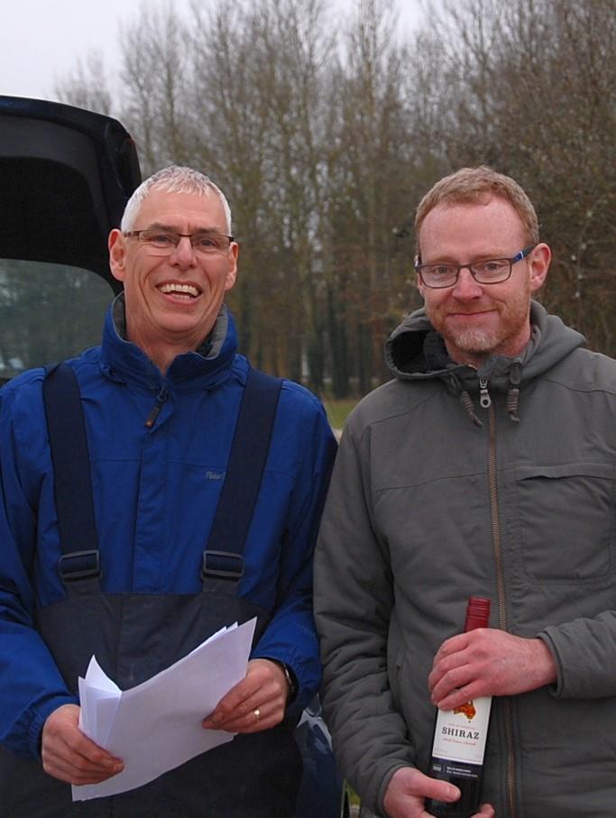 PRO Clive Bardell with James Edwards (3rd) at UK Marblehead class 2018 Ranking Event 1 at Watermead photo copyright Roger Stollery taken at Watermead Model Boat Club  and featuring the Marblehead class