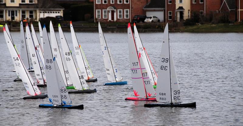 UK Marblehead class 2018 Ranking Event 1 at Watermead photo copyright Roger Stollery taken at Watermead Model Boat Club  and featuring the Marblehead class