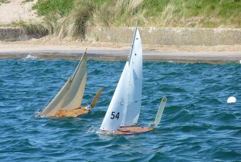 Vintage Marbleheads ploughing through the chop (after the DF95 Global Championship at Fleetwood) - photo © Sue Brown