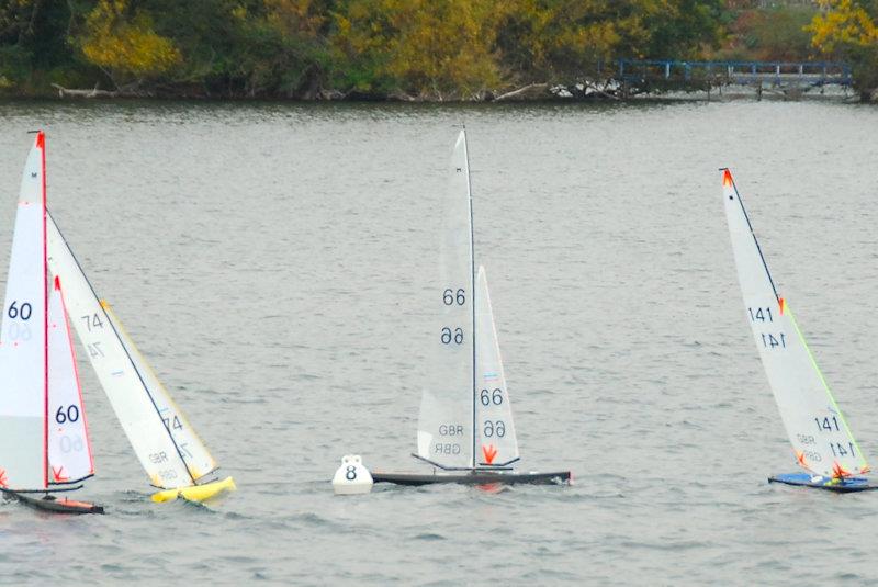 Very close finishes; some decided by which gate was best - Marblehead GAMES 7 at Littleton with Guildford MYC photo copyright Roger Stollery taken at Guildford Model Yacht Club and featuring the Marblehead class