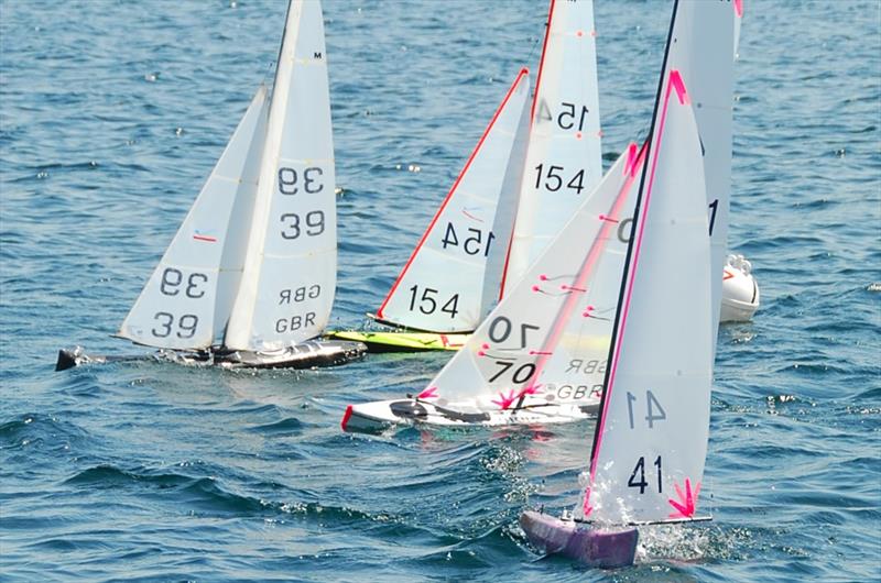 Peter 39 makes the best start as Rob OCS returns to the line - Marblehead Nylet RM Challenge GAMES 6 at Littleton photo copyright Roger Stollery taken at Littleton Sailing Club and featuring the Marblehead class