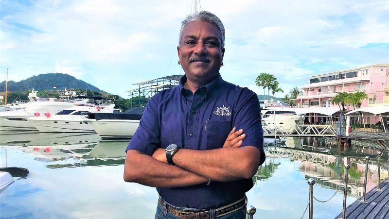 Conference MC Wicky Sundram, Executive Director of Phuket Boat LagoonSEA Yachting Conference 2023 photo copyright SG Marine Guide taken at  and featuring the  class