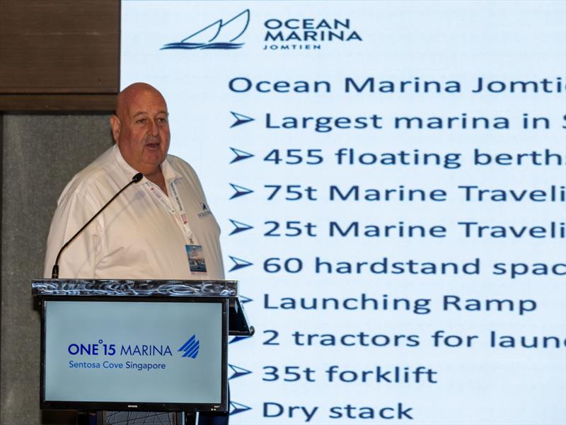 Scott Finsten, Harbourmaster, Ocean Marina. SEA YACHTING CONFERENCE 2023 photo copyright Guy Nowell taken at ONE15 Marina Club and featuring the  class