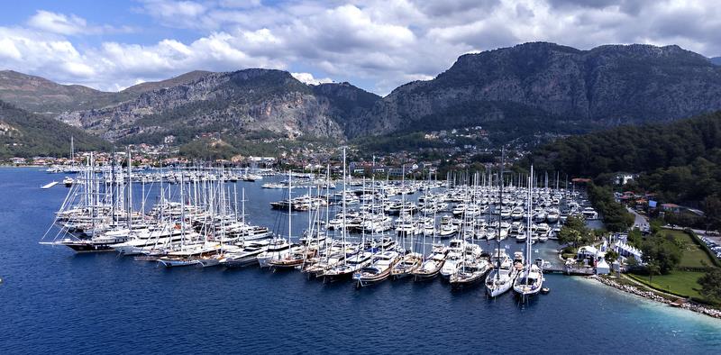 D-Marin Göcek. Charter boats on the nearest pontoon. 4th TYBA Yacht Charter Show 2023 - photo © Guy Nowell