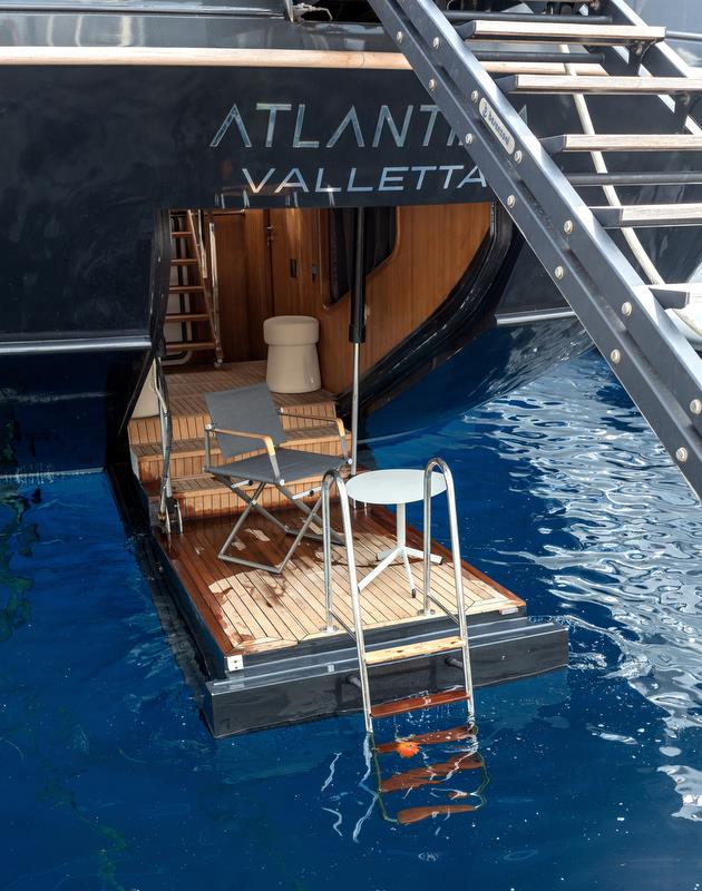 Private deck. 4th TYBA Yacht Charter Show 2023 - photo © Guy Nowell